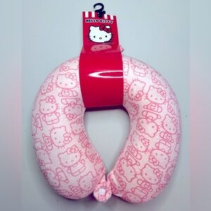 Hello Kitty Neck Pillow, All Over Print Memory Foam
